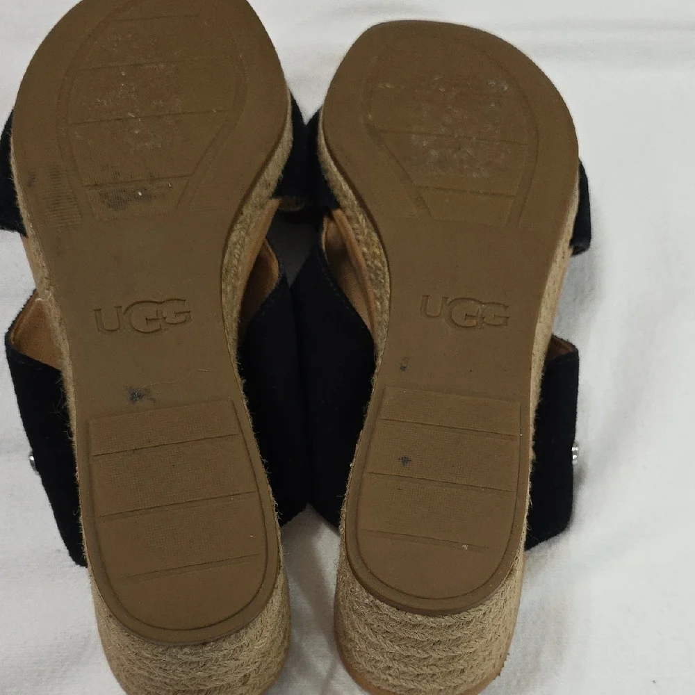 Black‎ Wedge Sandals